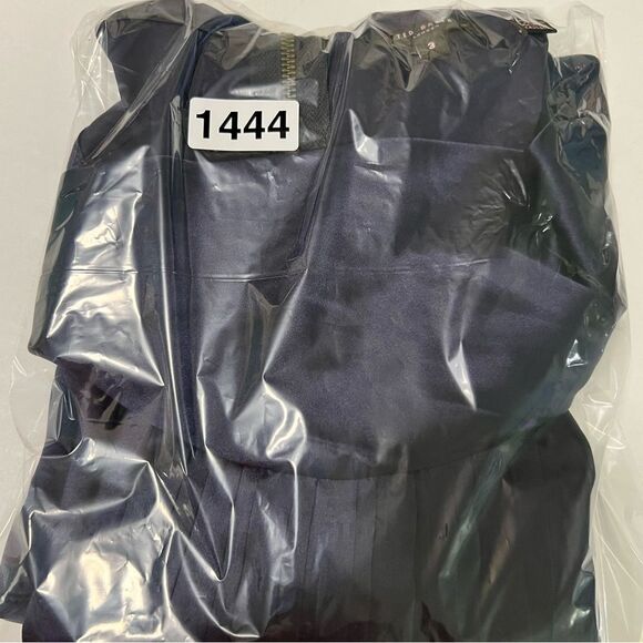 Ted Baker Silk Tunic Deep Blue Pleats Size Medium (Ted Baker Size 3) - Picture 12 of 13